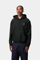 Carhartt WIP Hooded American Script Sweat Cotton/Polyester Sweat, 420 g/m² (Black)