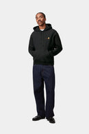 Carhartt WIP Hooded American Script Sweat Cotton/Polyester Sweat, 420 g/m² (Black)