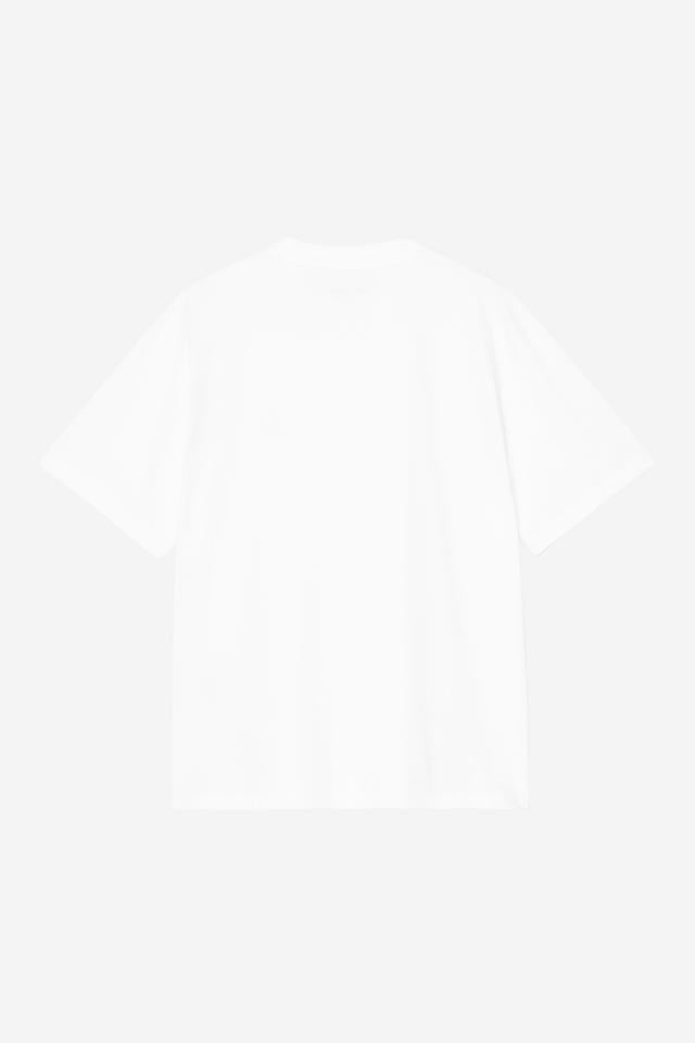Carhartt WIP W' S/S Heart Patch T-Shirt Organic Cotton Single Jersey, 175 g/m² (White / Red)