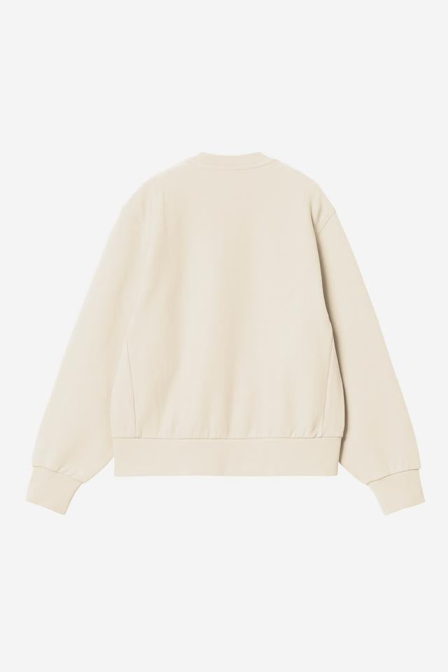 Carhartt WIP W' American Script Sweat Cotton/Polyester Sweat, 340 g/m² (Natural)