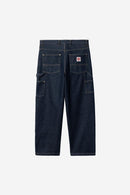 Carhartt WIP Nash Double Knee Pant 100% Cotton 'Smith' Denim, 13.5 oz (Blue rinsed)