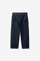 Carhartt WIP Nash Double Knee Pant 100% Cotton 'Smith' Denim, 13.5 oz (Blue rinsed)