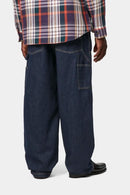 Carhartt WIP Nash Double Knee Pant 100% Cotton 'Smith' Denim, 13.5 oz (Blue rinsed)