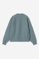 Carhartt WIP W' HD American Script Sweat Cotton/Polyester Sweat, 340 g/m² (Citadel)