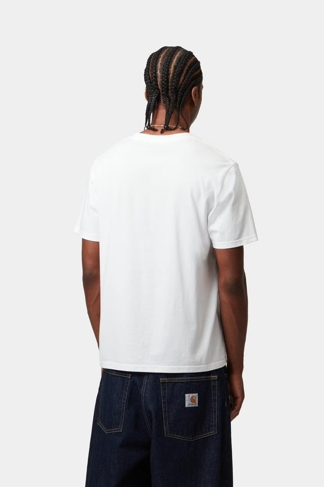 Carhartt WIP S/S Pocket T-Shirt Cotton Single Jersey, 190 g/m² (White)
