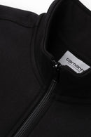 Carhartt WIP Half Zip American Script Sweat Cotton/Polyester Sweat, 420 g/m² (Black)