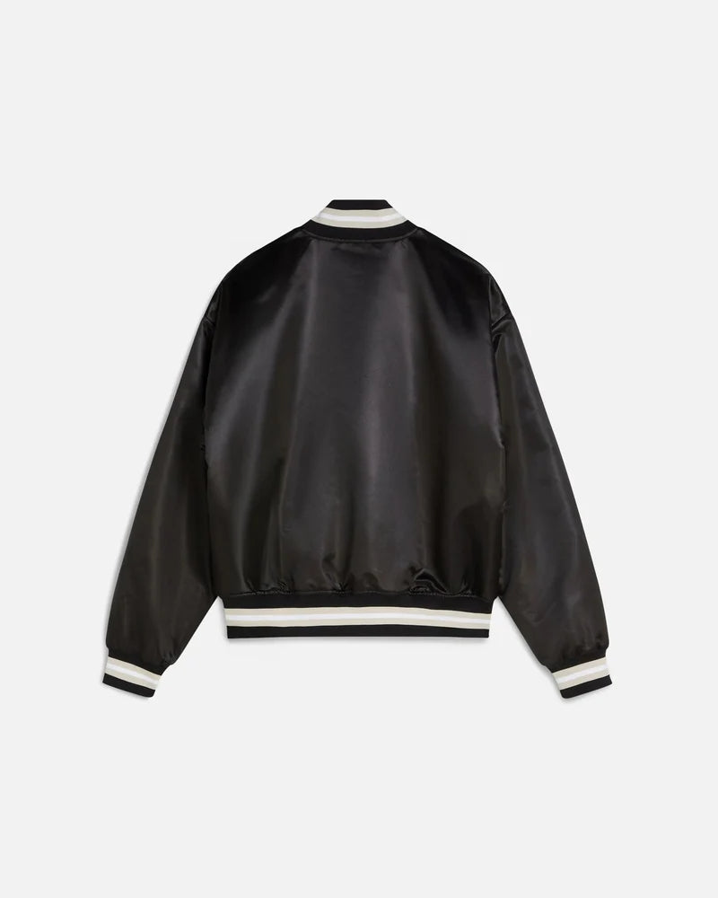 Patta Script Logo Satin Varsity Jacket