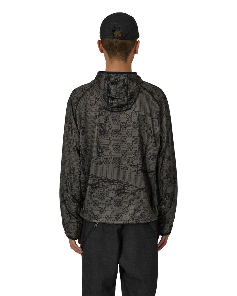 ROA Laki Melted Print Uv Hoodie (Olive)