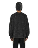 ROA Dropstitch Mohair Knit Crewneck (Anthracite)