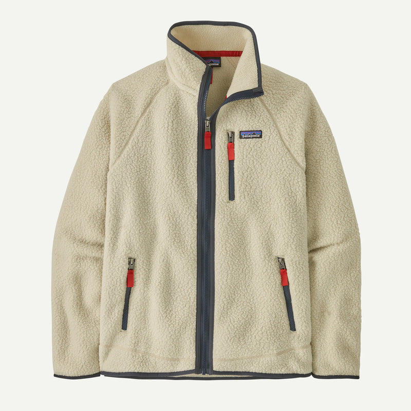Patagonia M's Retro Pile Jkt (Pelican w/Smolder Blue)