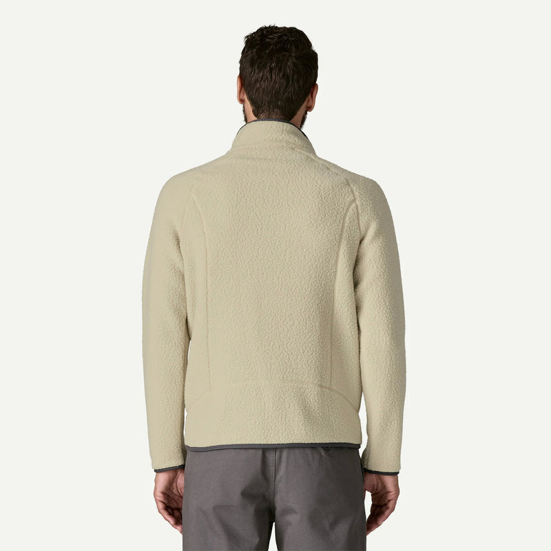 Patagonia M's Retro Pile Jkt (Pelican w/Smolder Blue)