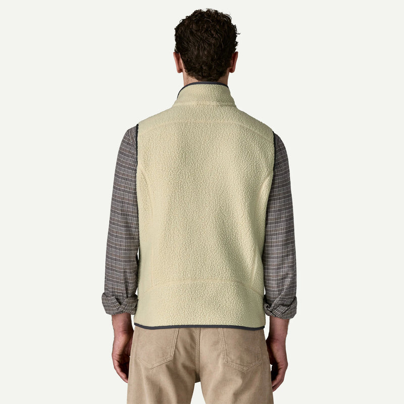 Patagonia M's Retro Pile Vest (Pelican w/Smolder Blue)