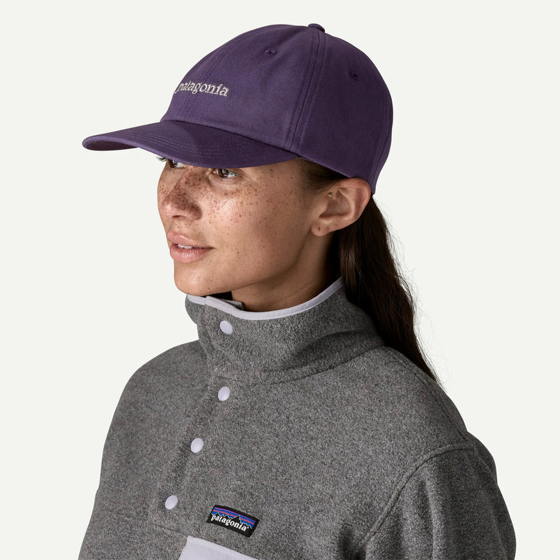 Patagonia Fitz Roy Icon Trad Cap ( Text Logo: Plummet Purple)