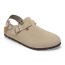 Birkenstock Tokio taupe, Suede Leather