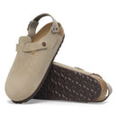 Birkenstock Tokio taupe, Suede Leather