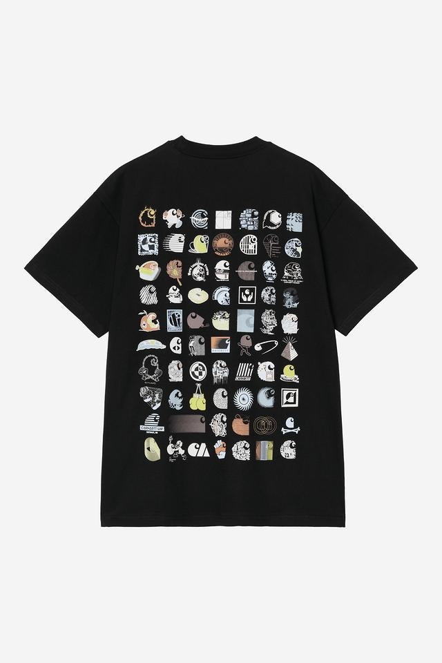 Carhartt WIP S/S C Logo Archive T-Shirt Organic Cotton Single Jersey, 175 g/m² (Black)