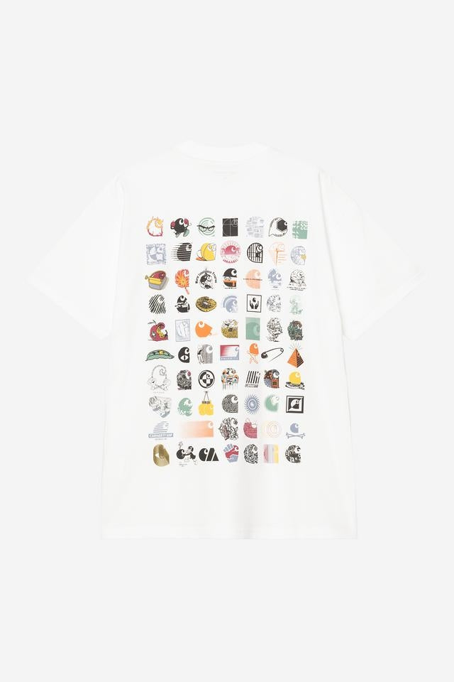 Carhartt WIP S/S C Logo Archive T-Shirt Organic Cotton Single Jersey, 175 g/m² (White)