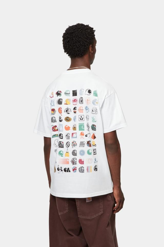 Carhartt WIP S/S C Logo Archive T-Shirt Organic Cotton Single Jersey, 175 g/m² (White)