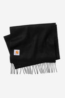Carhartt WIP Clan Scarf 100% Wool, 237 g/m² (Black)