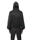 ROA Bee Sun Faded Waffle Zip Up Hoodie (Black)