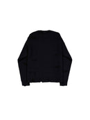 Alpha Industries Distressed Logo Pullover (Black)