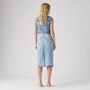 Levi's Hr Back Slit Skirt (Riveting Clean Hem)