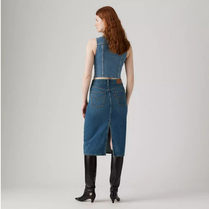 Levi's Hr Back Slit Skirt (Review Time)