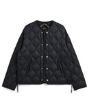 Taion Unisex Military M65 Liner W-Zip Short Down Jkt Soft Shell (D.Navy)