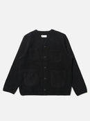 Universal Works Wool Fleece Cardigan (Black)