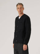 Universal Works Wool Fleece Cardigan (Black)