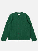 Universal Works Wool Fleece Cardigan (Green)
