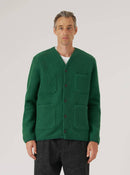 Universal Works Wool Fleece Cardigan (Green)