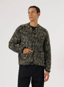 Universal Works Dolce Fleece Cardigan (Charcoal)