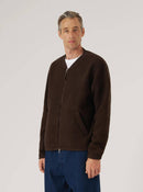 Universal Works Wool Fleece Zip Bomber (Brown)