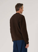 Universal Works Wool Fleece Zip Bomber (Brown)