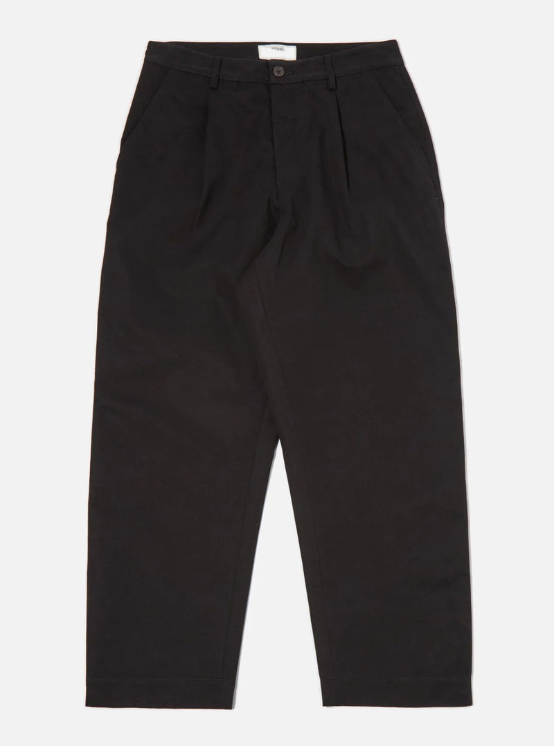Universal Works Brushed Polytech Duke Pant (Black)