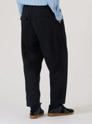 Universal Works Upcycled It Tweed Pleated Track Pant (Dark Navy)