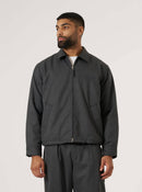 Universal Works Travel Suiting Padded Club Jacket (Charcoal)