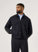 Universal Works Travel Suiting E130 Jacket (Navy)