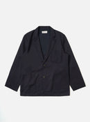 Universal Works Travel Suiting Two Button Jacket (Navy)