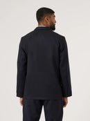 Universal Works Travel Suiting Two Button Jacket (Navy)