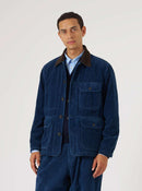 Universal Works Recycled Indigo Cord Utility Jacket (Navy)