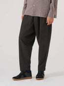 Universal Works Upcycled It Tweed Pleated Track Pant (Brown)