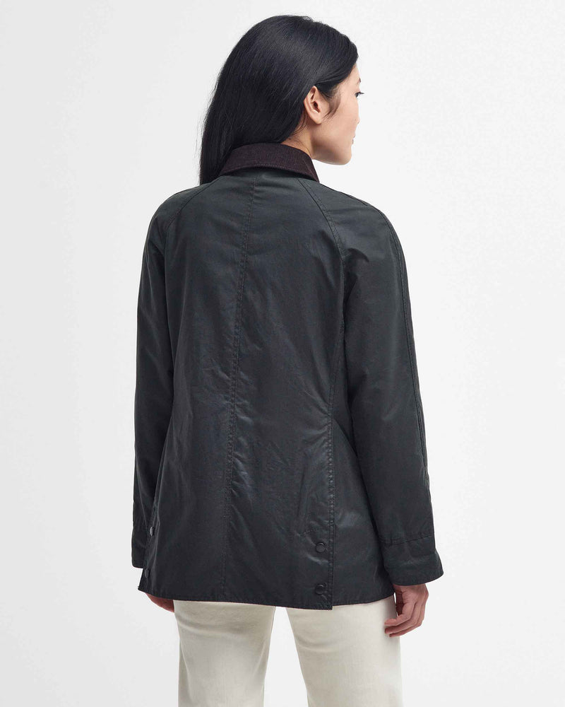 Barbour Beadnell Wax Jacket AW25 Wax Cot Outw (Sage)