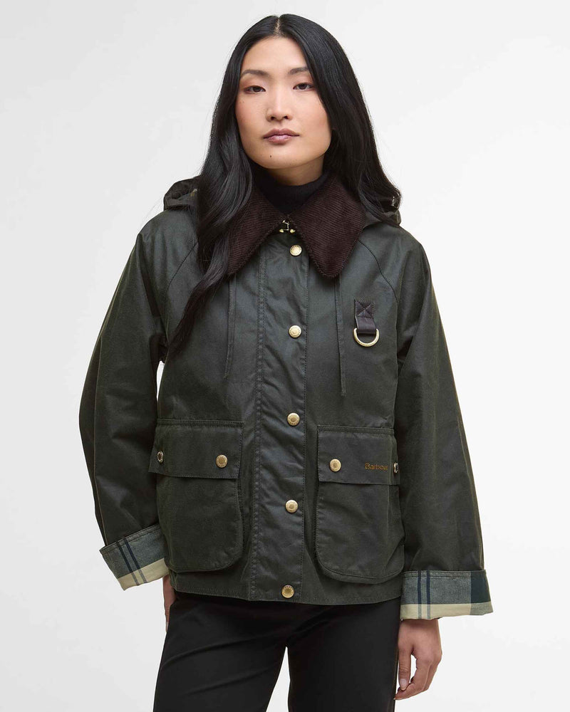 Barbour Reighton Wax AW25 Wax Cot Outw (Fern/Ancient)