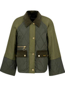 Barbour Martha Quilted Jkt AW25 Quilt Outerwear (Olive/Dark Moss/Ancient Tartan)
