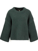 Barbour Lilian Knitted Jumper AW25 Knitwear (Olive)