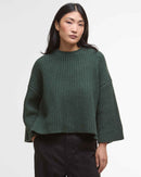 Barbour Lilian Knitted Jumper AW25 Knitwear (Olive)