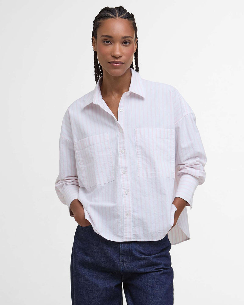 Barbour Lavensdale Shirt AW25 Shirt (Pink Stripe)