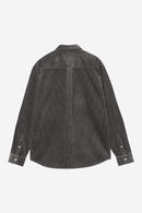 Carhartt WIP L/S Madison Cord Shirt 100% Cotton Corduroy, 8 Wales, 9.1 oz (Graphite / Graphite)